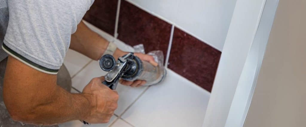 Regrouting Shower Walls